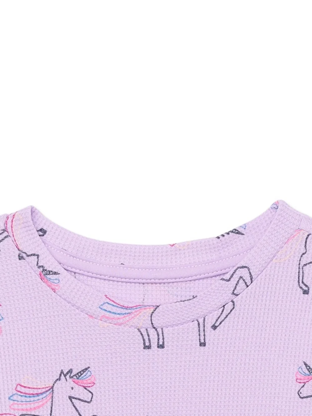 NEW 2 Piece Set Purple Unicorn Toddler Girl Long Sleeve Thermal 5T